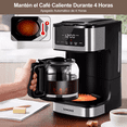 thumbnail image 4 of Cafetera Electrica De 12 Tazas Con 3 Modos Negro, 4 of 5
