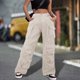 thumbnail image 2 of Gibobby pantalones afelpados para mujer Pantalones cargo holgados para mujer, ropa con múltiples bolsillos, pantalones vaqueros de ajuste relajado, ropa de , ropa de calle alternativa (Beige, XL), 2 of 4