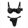 thumbnail image 2 of Maillots de Bain pour Femmes 2024 Mode Féminine Maillot de Bain Imprimé Multicolore Ajusté Maillot de Bain à Armatures Ensemble Maillot de Bain Deux Pièces Maillot de Bain pour Filles, 2 of 6