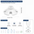 thumbnail image 3 of Pet Bottle Water Dispenser, Automatic Siphon Refill Adapter for Cats and Small Dogs, Water Bottle Connector for Pet Bowls, Home Feeding Area and Short Trips, 3 of 5