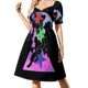 thumbnail image 2 of BBS - Vestido sin mangas de estrellas, elegante vestido de invitada de boda, vestidos de verano para mujer, vestido de mujer, 2 of 7