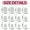 thumbnail image 6 of RAGUPEL 24Pcs Press on Nails for Kids,Rainbow Series Kids Nails,Adhesive Backing Does Not Damage Nails Kids Press on Nails,Style1, 6 of 6