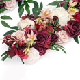 thumbnail image 4 of pitrice Arche Artificielle Florale Swag Mariage Fleurs pour Arche Arrière-Plan de Jardin Rouge, 4 of 9