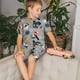 thumbnail image 4 of Fotbe Dog Pijama Estampada de 2 Piezas para Niños – Ropa de Dormir de Manga Corta Cómoda para Niños y Niñas, Camiseta y Shorts de Algodón-Large, 4 of 6