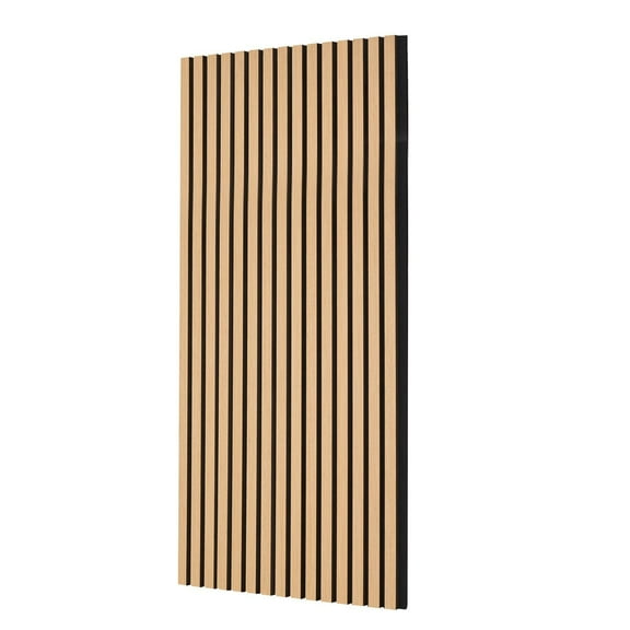 STAWAY Acoustic Panels - Wood Slat Wall Decor for Home & Office - 23.6 x 47.2 Inch Light Oak - High NRC 0.85 Noise Reduction - Easy Installation - E0 Grade MDF - 30.6 Sq Ft Coverage