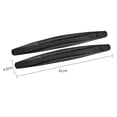 thumbnail image 2 of BAMILL 2x Carbon Fiber Pattern Front Rear Bumper Corner Protection Lip Guards Scratch Black, 2 of 8
