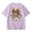 ZB Purple, variant on Girls Easter Graphic T Shirt Short Sleeve Crew Neck Cute Print Soft Top Black 3 Years-4 Years