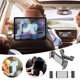 thumbnail image 1 of Aparatos electrónicos, soporte para teléfono, soporte para teléfono móvil en el asiento trasero del coche, soporte plano telescópico giratorio de 360° para espejo retrovisor., 1 of 5