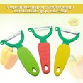 thumbnail image 3 of Paokuoon Vegetable Peeler Multi functional Vegetable Peeler Comfortable Grip Non Slip Kitchen Grater Convenient Home Supply, 3 of 8