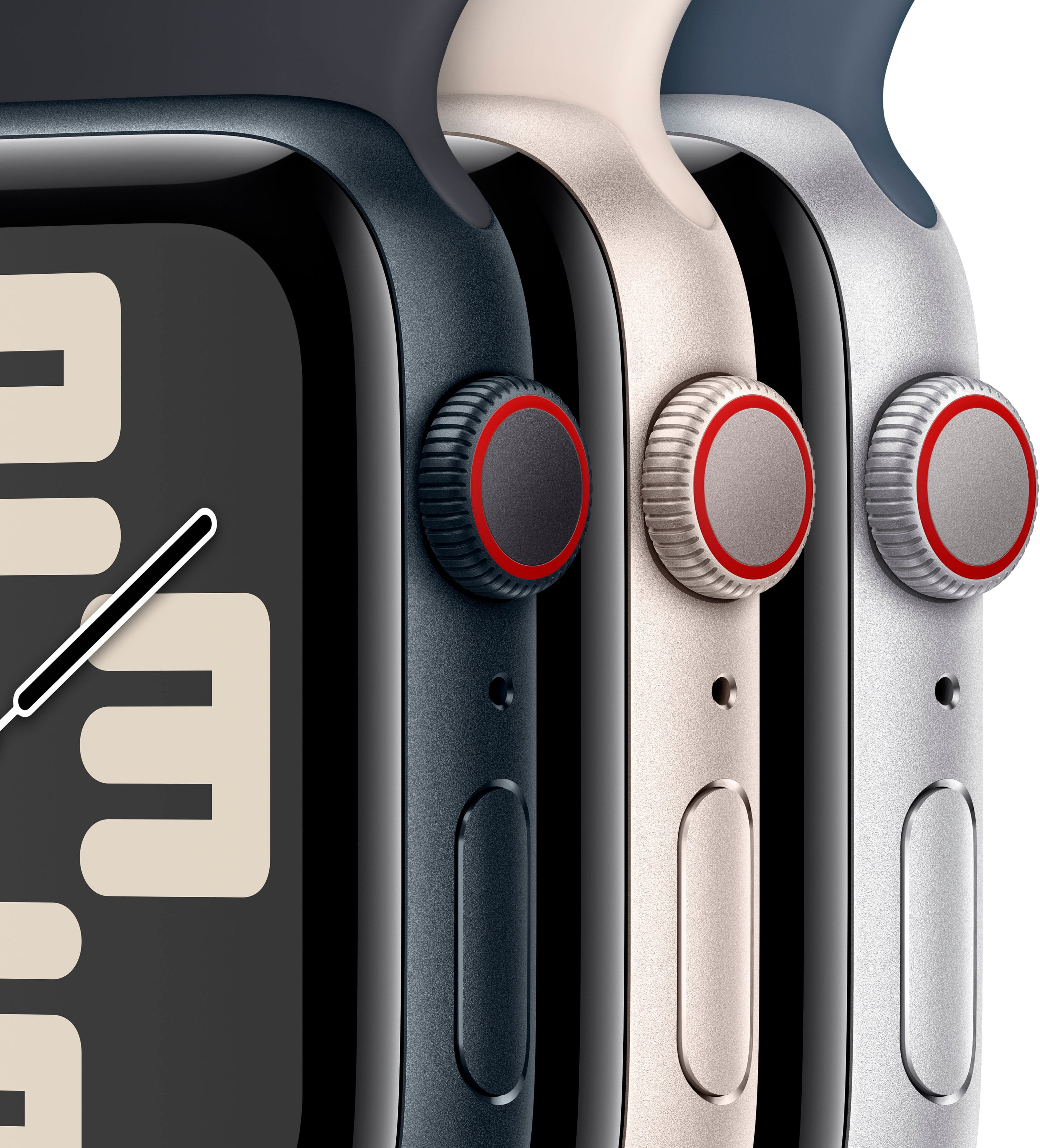 Restored Apple Watch SE 2 (GPS+Cellular, 44mm) - Aluminum Case - Midnight Sport Band (Refurbished)