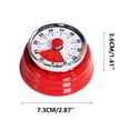 thumbnail image 3 of Lunxisen 4 Pcs Kitchen Timer Mechanical Magnetic Baking Timer Cooking Timer Reminder Stainless Steel Kitchen Gadgets Baking Accessories, 3 of 9