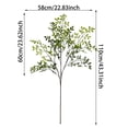 thumbnail image 3 of Artificial Nandina Branches, 43.3" Faux Green Silk Plants for Vase, Realistic Fake Foliage Stems for Shop, Garden, Office, Home Décor, Wedding Bouquet, Front Porch Display, 3 of 6