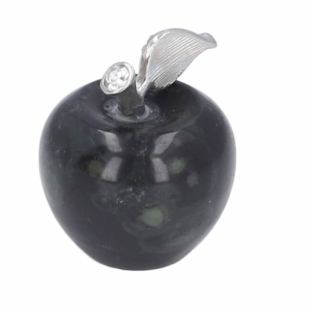 Pisapapeles De Manzana De Cristal, Figura De Manzana De Cristal Decorativa Curativa, Piedra Exquisita Para Decoración De Oficina