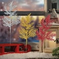 thumbnail image 6 of Gustave 10 Pcs Artificial Christmas Glitter Pine Leaves Picks Needles Simulated Tree Stems Branches for Xmas Tree Garland Wreath Wedding Holiday Decorations "Silver", 6 of 8