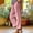 Pink1, variant on Juslio Linen Pants Women Pants for Women Straight Leg Elastic Waist Casual Linen With Pockets Solid Color Drawstring Beach
