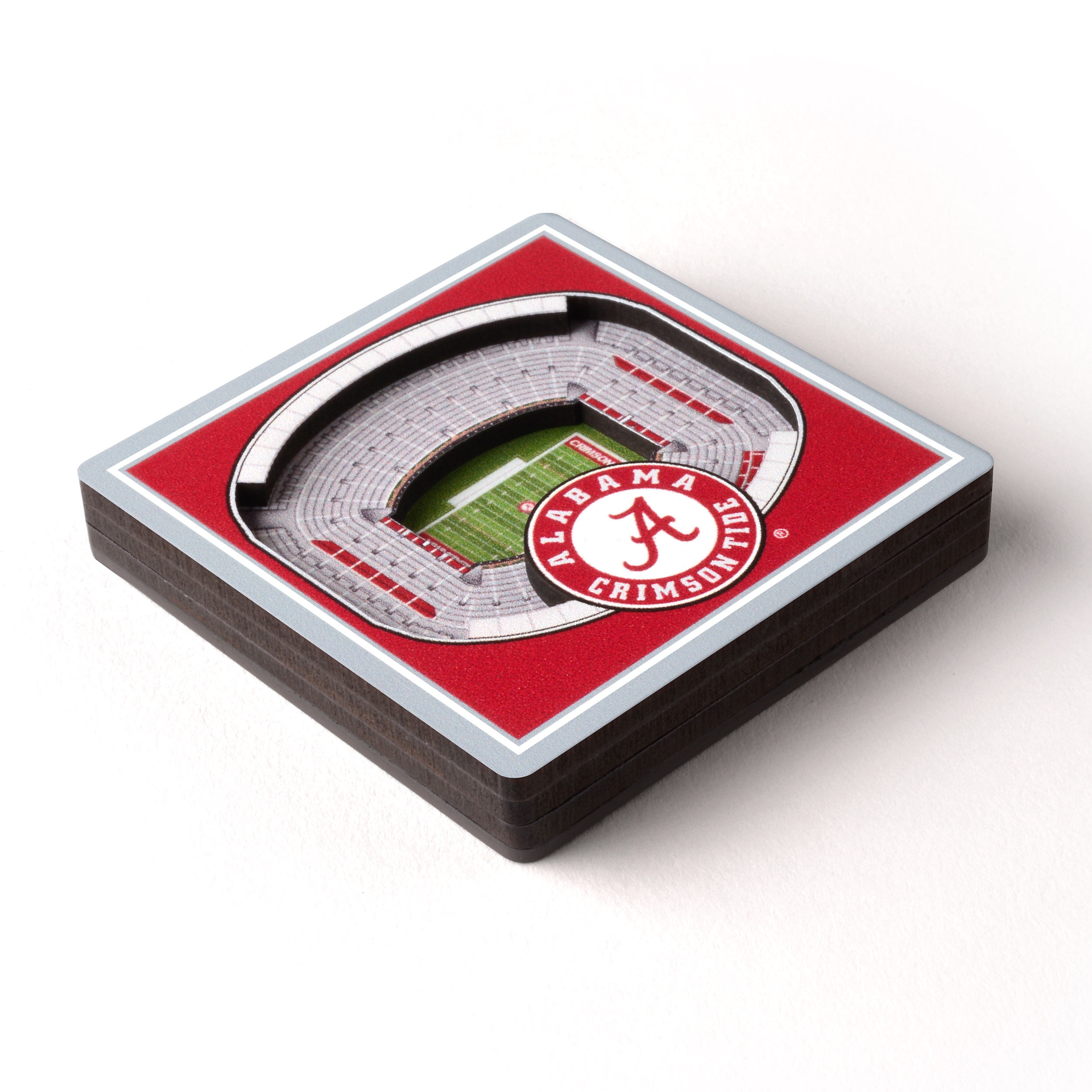 YouTheFan NCAA Alabama Crimson Tide 3D StadiumView Magnet