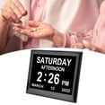 thumbnail image 1 of Reloj Con Calendario Digital De 8 Pulgadas, Reloj Electrónico Con Atenuación Automática De 100-240 V, Multifunción Para Personas Mayores, 1 of 7