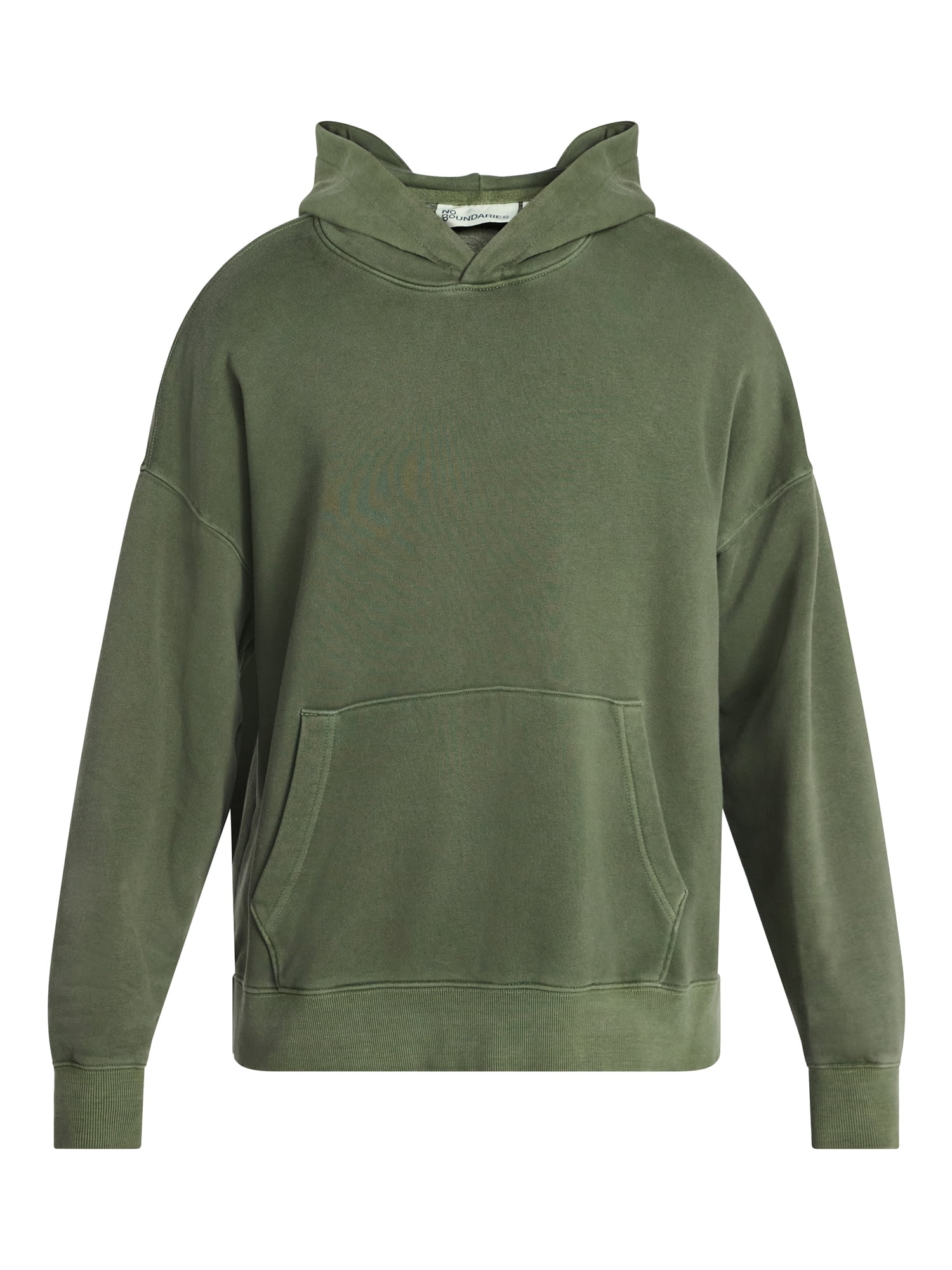 No Boundaries Oversized Hoodie with Long Sleeves, Men's XS-4XLT