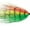 Firetiger, variant on VMC Moontail Jig 1/4 oz Firetiger Fishing Lure