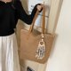 thumbnail image 5 of Bolso de playa de ganchillo para mujer, bolso de viaje tejido de gran capacidad con cierre de cremallera, bolso de paja Retro, bolso diario de verano para mujer, 5 of 9