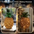 thumbnail image 4 of Lámpara decorativa hvfun Mercury Glass Pineapple 18 cm con LED, 4 of 8