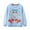 Sky Blue, variant on Toddler Sweatshirt Kids Spring Autumn Cartoon Prints Cotton Casual Crew Neck Long Sleeve Sweater Pullover Tops Girls Hoodie Sky Blue 2T