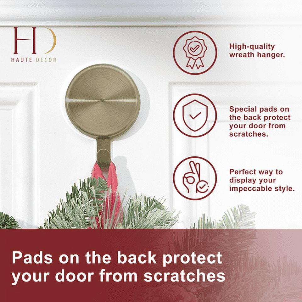 Magnetic glass door wreath holder new arrivals