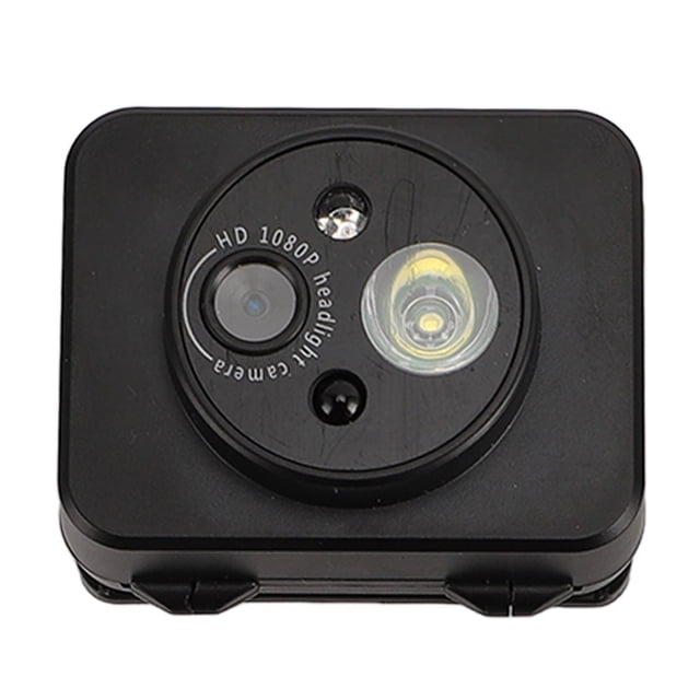 Cámara de Faros LED, Videocomplía de Videos del Faro del Sensor CMOS de 2.0 M Con Linterna para El Ciclismo para Correr