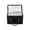 Black, variant on Thermal Insulated Delivery Bag Large Capacity, Non-Woven Foil Cooler Tote for Hot & Cold Food, Foldable Reusable Pizza Warming Bag for Delivery, Travel, Camping & Lunch