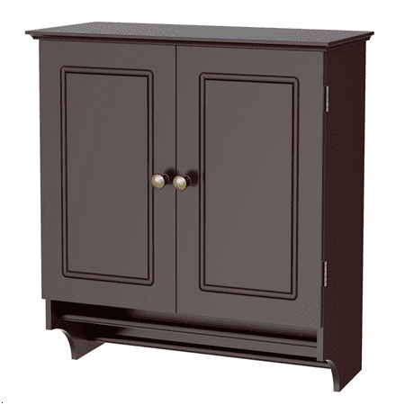 Yaheetech Wall Mounted Cabinet Kitchen Bathroom Wooden Medicine