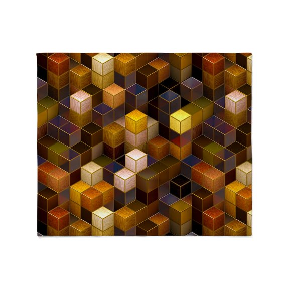 CafePress - Steamcubism Brass Throw Blanket - Soft Fleece Throw Blanket, 50"x60" for All Ages