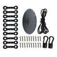 thumbnail image 2 of Kit de ojos de almohadilla de kayak duradero, accesorio con tornillos, gancho, cubierta, juego de aparejo, cuerda elástica para botes, kayak, canoa, Baoblaze Hardware de aparejo de cubierta, 2 of 8