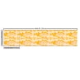 thumbnail image 3 of Ambesonne Geometric Fabric by the Yard Upholstery, Continuous Swirly Lines, 3 Yards, Pale Orange Marigold, 3 of 5