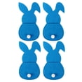 thumbnail image 3 of CoreLiving Easter Felt Bunny Cutlery Holder Set Decorative Rabbit Shaped Utensil Bags Silverware Pouches for Knife and Fork Covers Spring Table Centerpieces, 4 Pieces, 3 of 9
