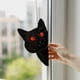 thumbnail image 2 of Decoración divertida para esquinas de ventanas, atrapasol de gato negro para Halloween, colgante de ventana de gato negro, atrapasol de gato negro que mira fijamente, decoración navideña de otoño para, 2 of 7