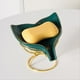 thumbnail image 3 of Jabonera, Soporte para Joyas Autodrenante, Jabonera de de , Jabonera de Cerámica para Ducha, Baño (Verde), 3 of 6