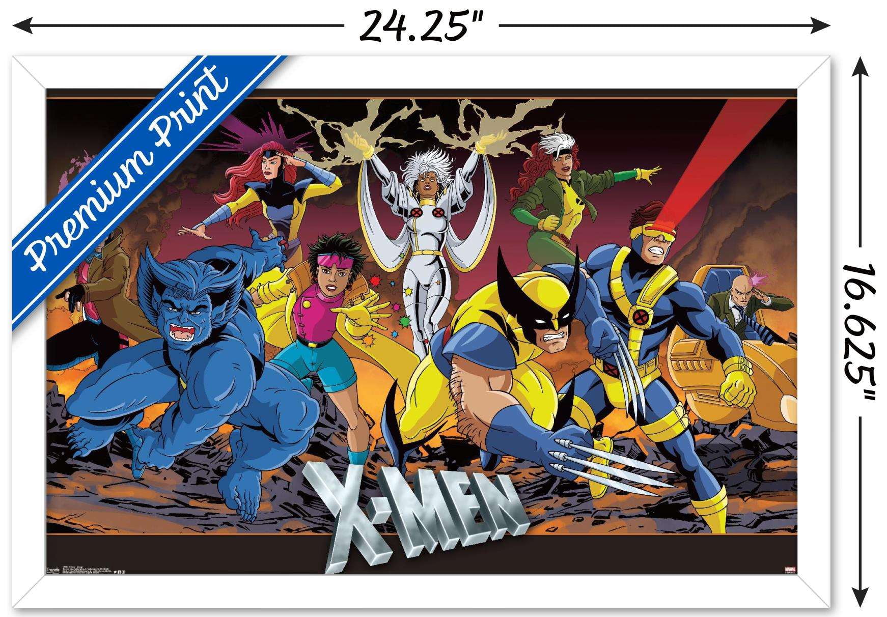 Marvel Comics - The X-Men - Group Wall Poster, 14.725" x 22.375", Framed