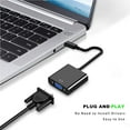 USB C to VGA Adapter for Multiple Displays Compatible with MacBook
