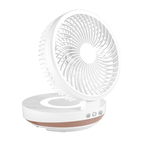 Remote Control Desk Fan, 4000mAh USB Rechargeable, Wall Mount Oscillating Fan