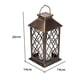 thumbnail image 3 of Farol De Vela Parpadeante Led Con Energía Solar, Impermeable, Colgante, Luz De Jardín Al Aire Libre Methold HA021741-00, 3 of 5