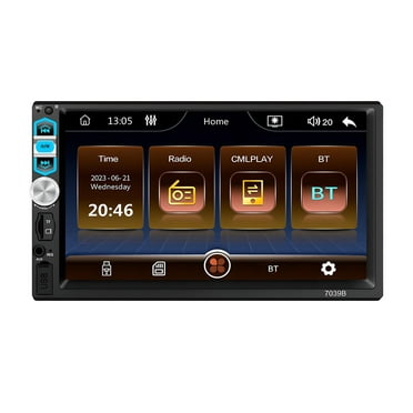 BaiCH 7-inch Touch Screen Car Stereo Radio Bluetooth for Apple Carplay Android Auto FM Player