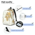 thumbnail image 4 of Yiaed World Map 1 Print Backpack, Premium Laptop Backpack, Travel Backpack for Women, Lightweight Backpacks, Comfortable Back Pack-Small, 4 of 7
