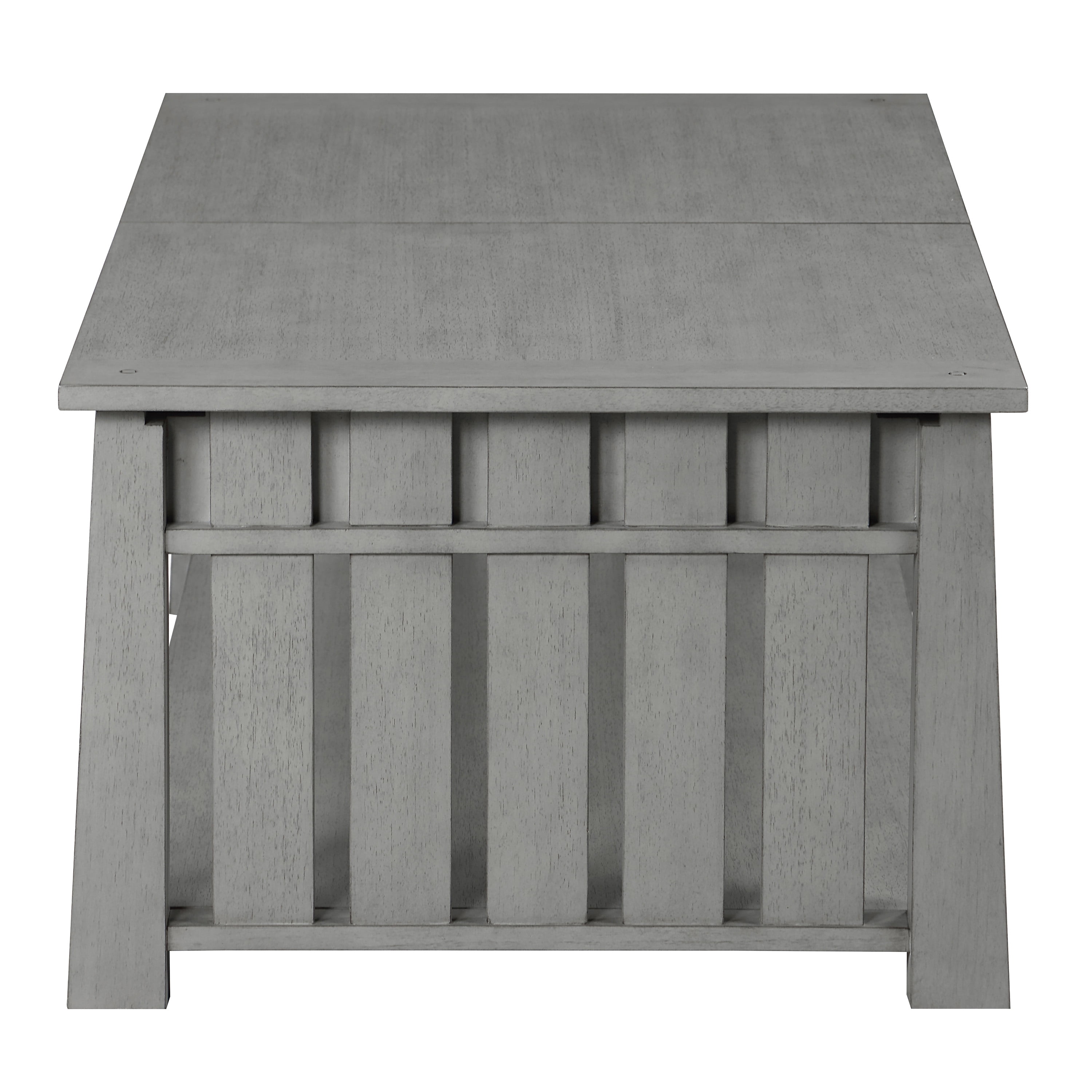 Furniture of America Carl Lift-Top Wood Antique Gray Coffee Table