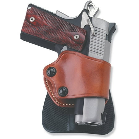 Hand 1911 Leather - Galco Yaqui Paddle Holster, Fits 1911, Right Hand, Tan Leather