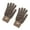 Coffee, variant on 1 Pair Women Gloves Jacquard Thickened Plush Knitted Five Fingers Touch Screen Anti-slip Cold Weather Driving Golfing Skiing Skating Gloves