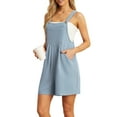 thumbnail image 4 of Cueply Rompers for Women Short Overalls Casual Summer Adjustable Strap Shorts Jumpsuit with Pockets, 4 of 7