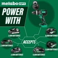 thumbnail image 3 of Metabo HPT 18V MultiVolt™ Cordless 1/2-Inch Hammer Drill | Tool Only - No Battery | Reactive Force Control | Highest Power in its Class | DV18DCQ4, 3 of 11