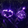 thumbnail image 3 of Luces solares para fuegos artificiales JjGoo, paquete de 2, 180 LED, IP65, impermeables, color morado, 3 of 7