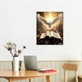thumbnail image 2 of Nawypu Christian Wall Art Peace Doves The Cross and Bible Picture Print Painting Poster Religious Decor Paintings Churches Wall Decor, 2 of 4