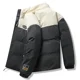 thumbnail image 3 of Abrigos acolchados con cremallera para hombre, parkas, chaqueta de plumón para hombre, acolchado pesado, oferta de invierno, ropa de lujo coreana, moda Y2k, especial, oferta especial, 3 of 5